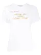 Image 1 of Giada Benincasa slogan embroidery cotton T-shirt