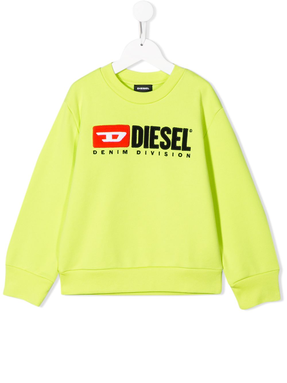 DIESEL EMBROIDERED LOGO PATCH SWEATSHIRT