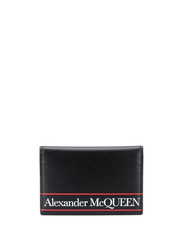 Alexander McQueen Logo Printed Bifold 