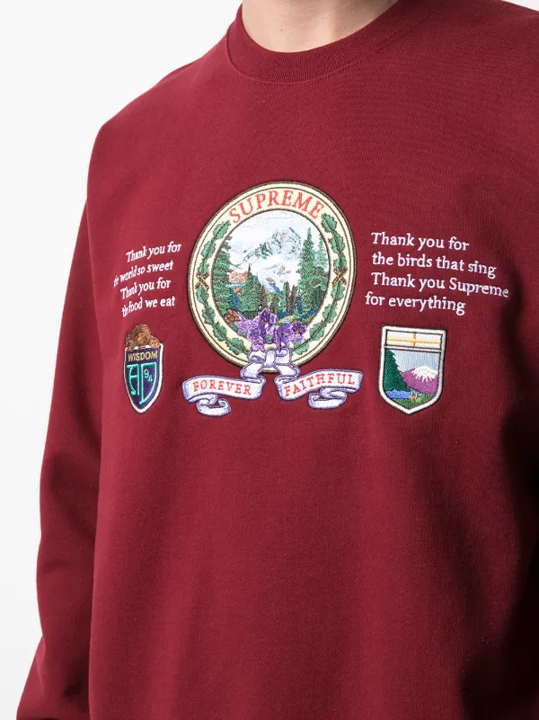 supreme mountain crewneck