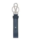 Prada Saffiano strap keyring - Blue