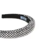 Prada crystal-embellished satin headband