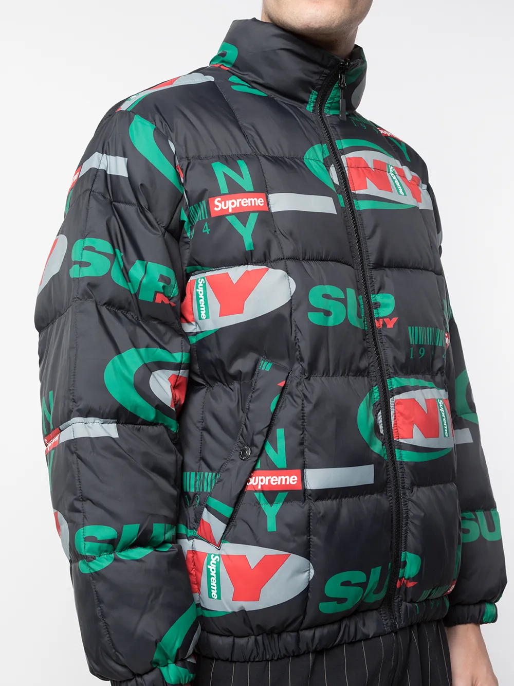 Supreme NY Reversible Puffer Jacket - Farfetch