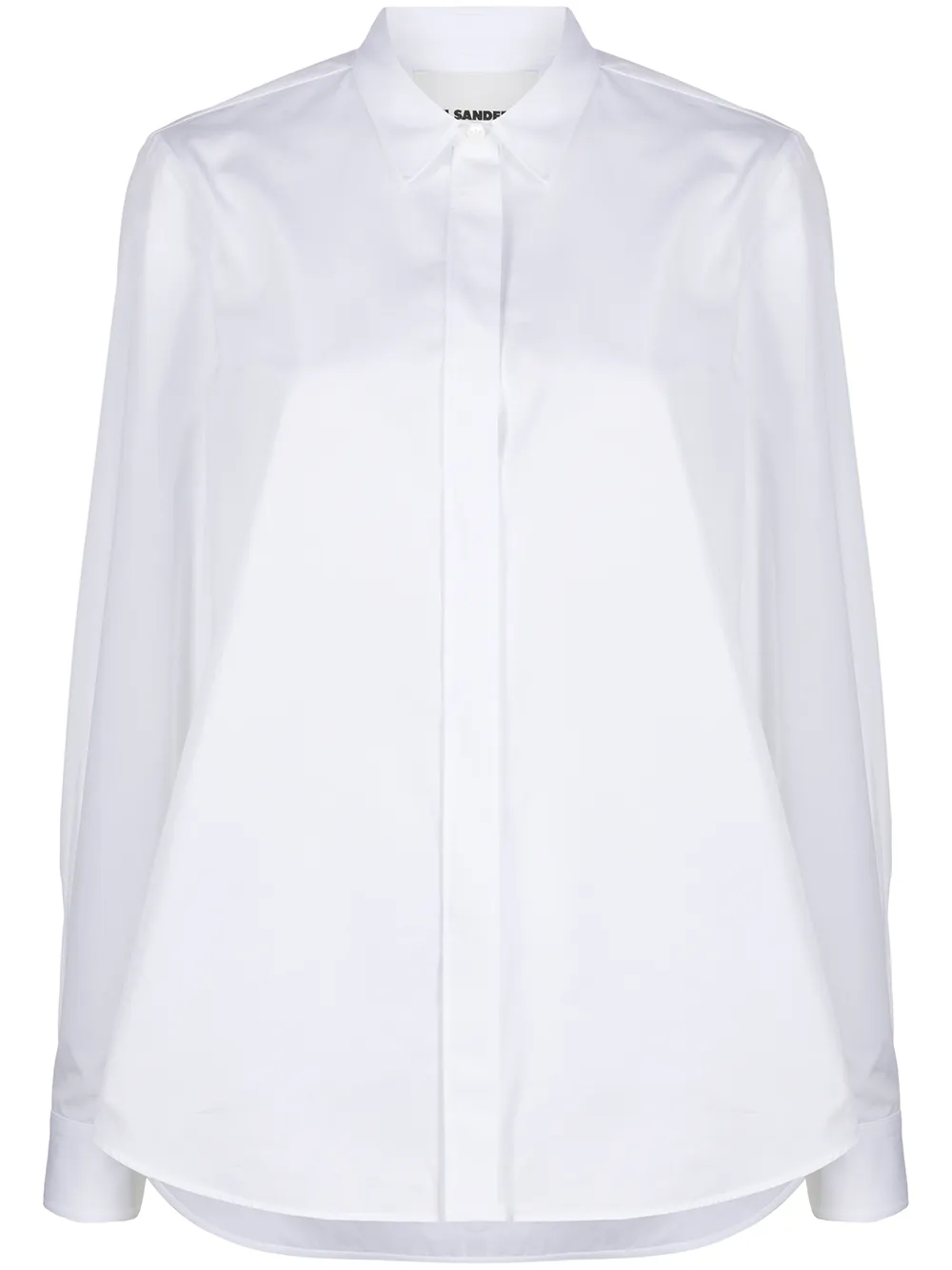 Jil Sander Hemd Mit Verdeckter Knopfleiste 3IbWb toAoT Jil Sander Hemd Mit Verdeckter Knopfleiste 3IbWb toAoT
