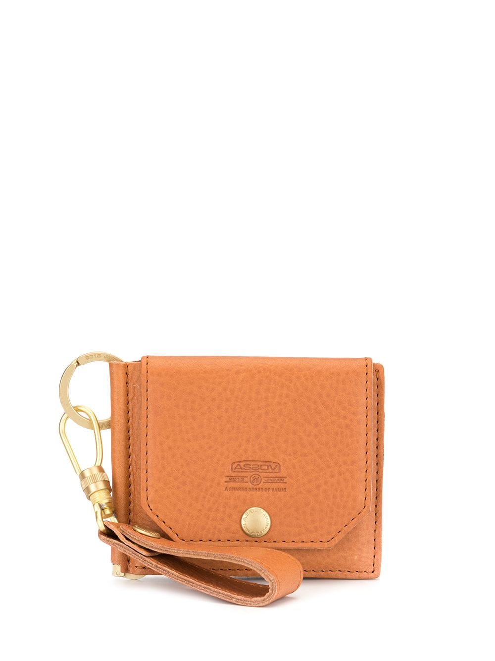 Shop As2ov Foldover Small Wallet In Brown