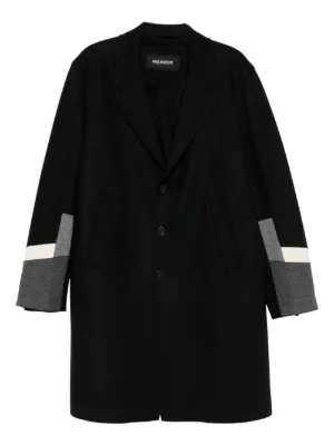 メゾンマルジェラ　コットンツイル　コート　中綿　48 Maison Margiela ツイル コート | ブラック | FARFETCH JP