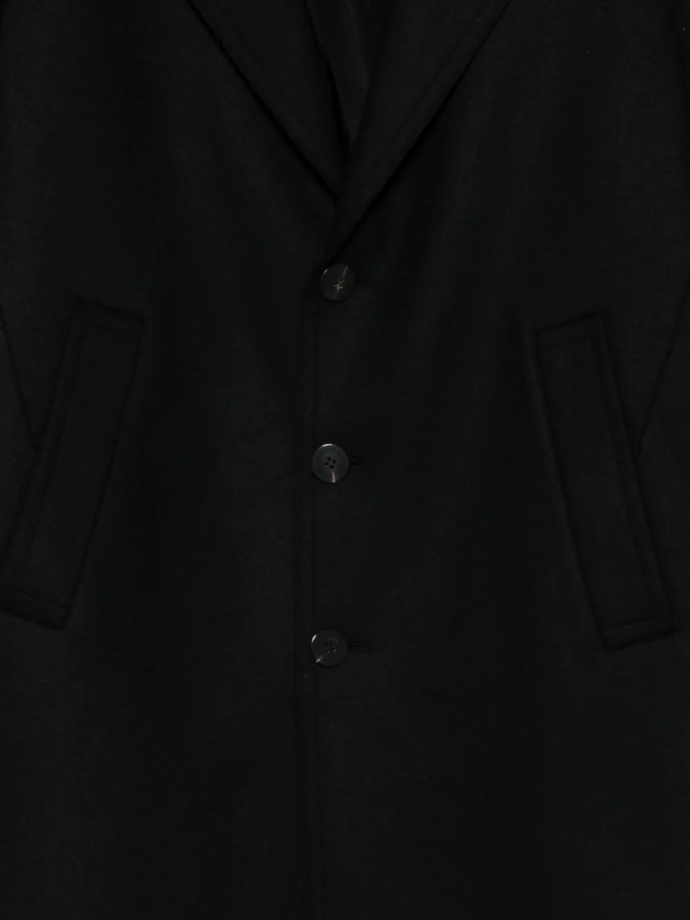  Neil Barrett 'modernist' Mantel   Schwarz 