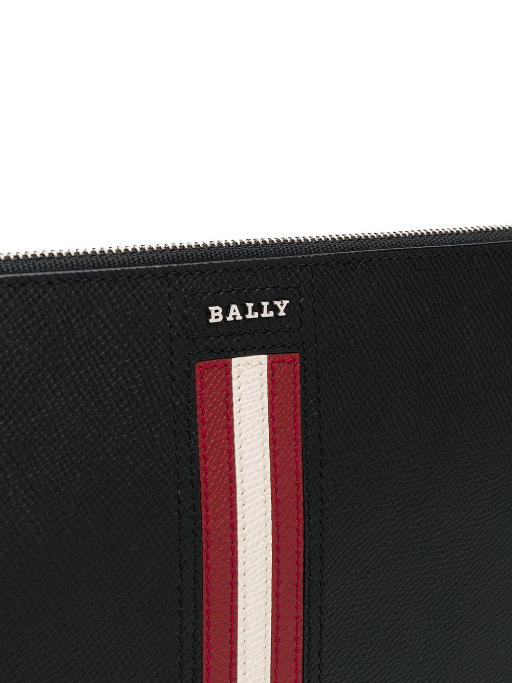 фото Bally клатч с полоской и логотипом