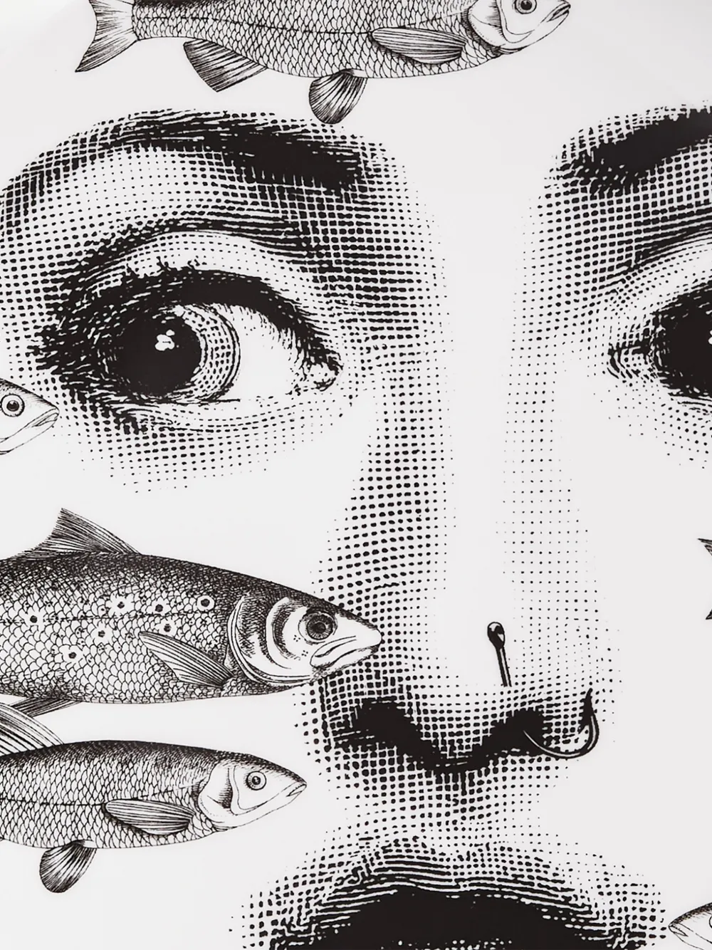 Fornasetti Tema e Variazioni n.392 ウォールプレート | ホワイト
