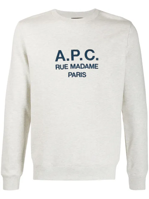 Sweat à logo brodé - A.P.C. - Modalova
