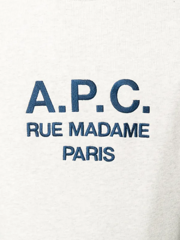 【人気商品！】A.P.C. ロゴプリント スウェットシャツ A.P.C. アーペーセー ロゴ スウェットシャツ｜BORN FREE ONLINE SHOP