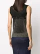 Dolce & Gabbana glittery lace knitted top