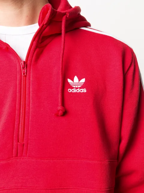 bright red adidas hoodie