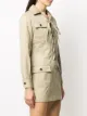 Saint Laurent lace-up detail shirt dress