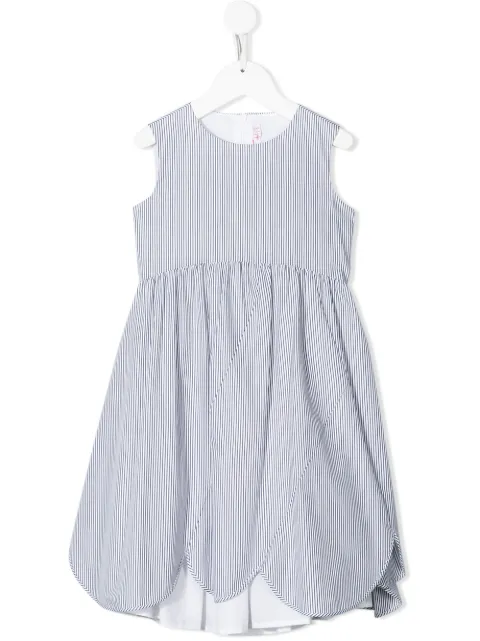 Il Gufo stripe print dress