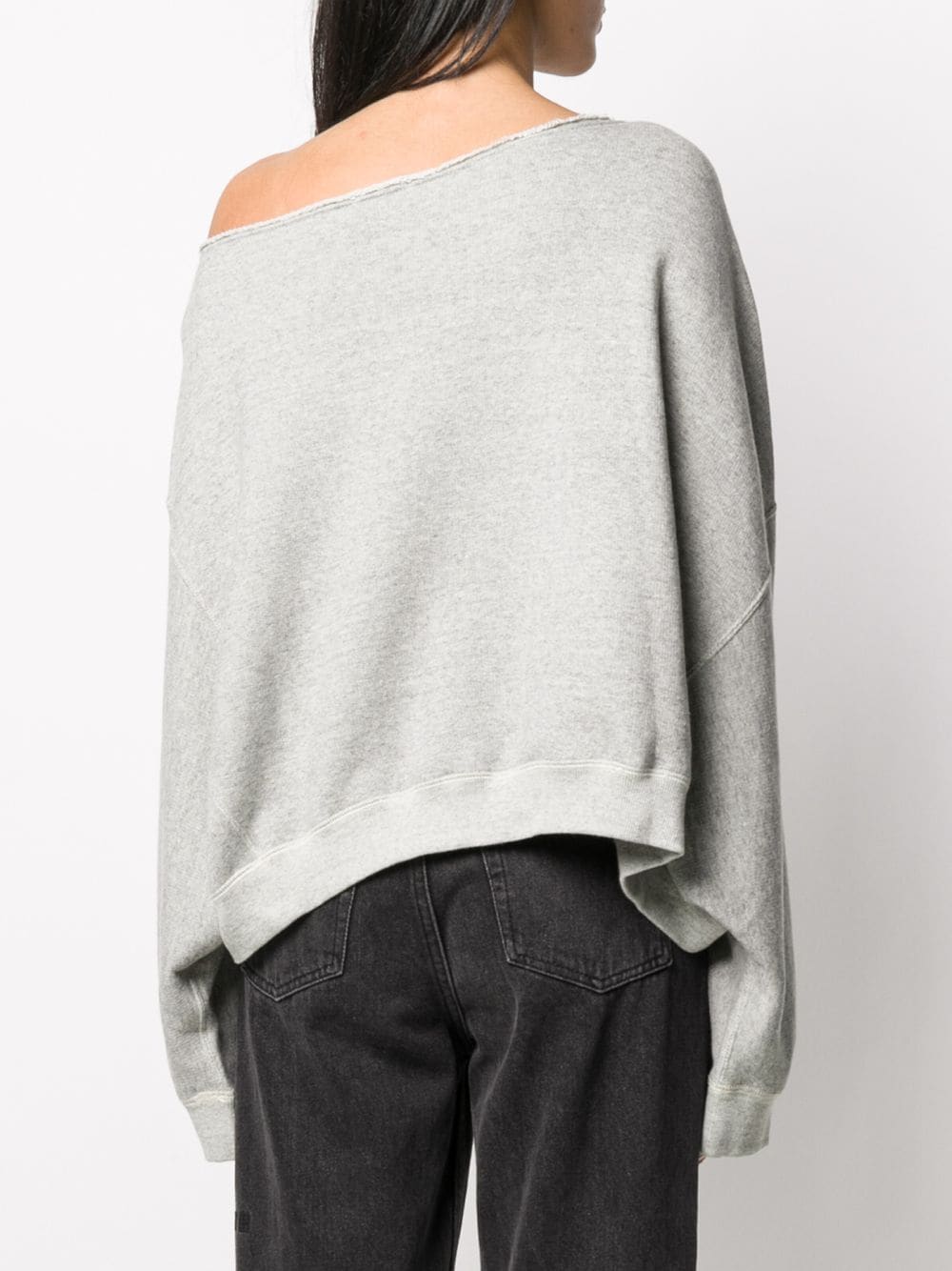 R13 off the shoulder Sweatshirt Farfetch