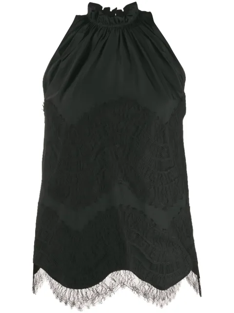 Givenchy lace-overlay tank top