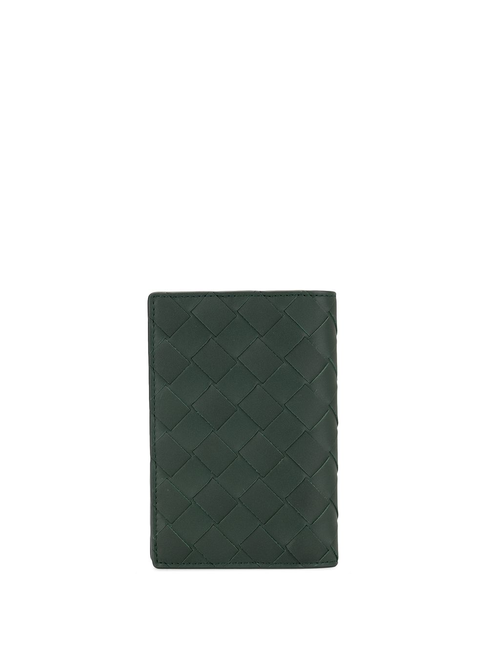 фото Bottega veneta обложка для паспорта с плетением intrecciato
