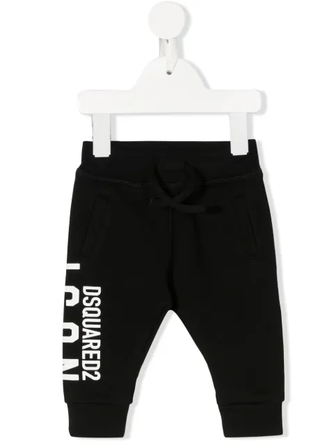 DSQUARED2 KIDS Icon tapered cotton track pants
