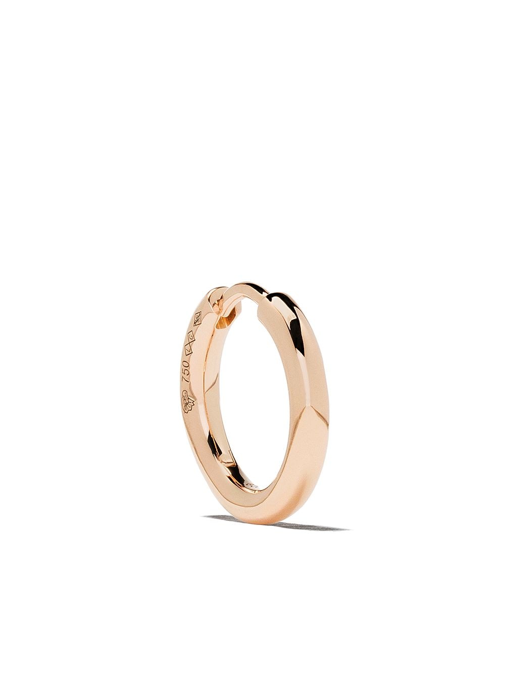 Le Gramme 18kt Polished Red Gold 21/10g Bangle Earring In Rose Gold