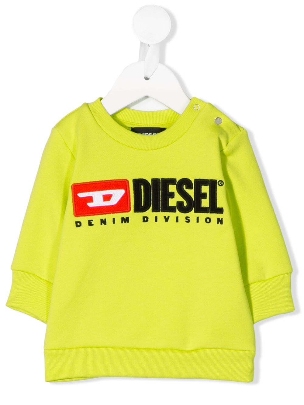 фото Diesel kids logo embroidered sweatshirt