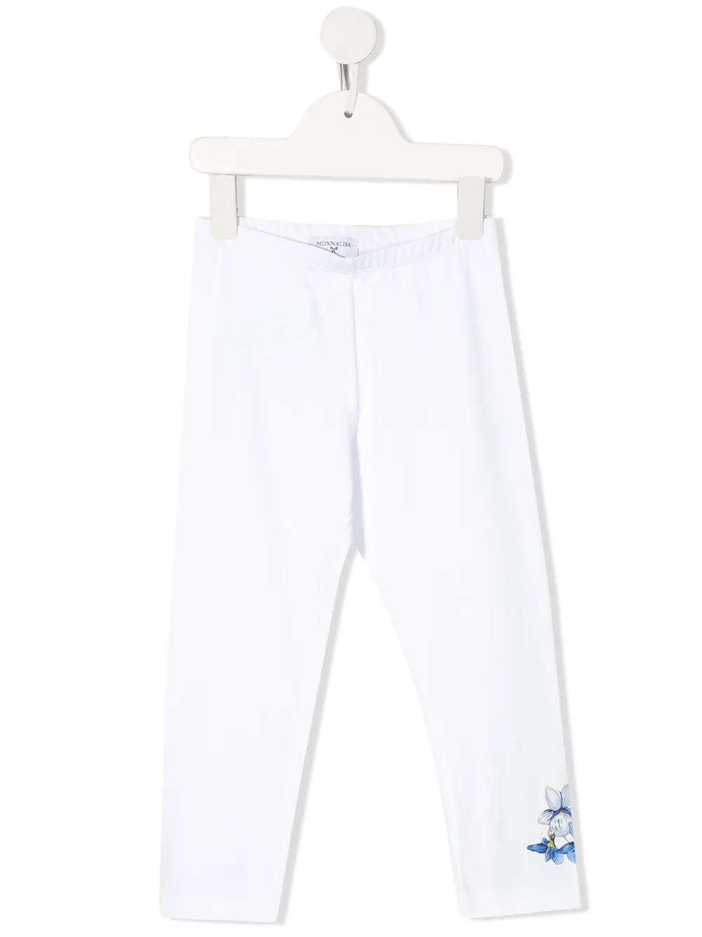 Monnalisa Floral-print Leggings In White