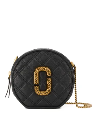 the marc jacobs round leather crossbody bag