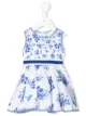 Image 1 of Monnalisa floral print flared dress