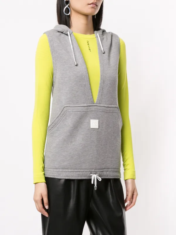 Sleeveless hoodie women store
