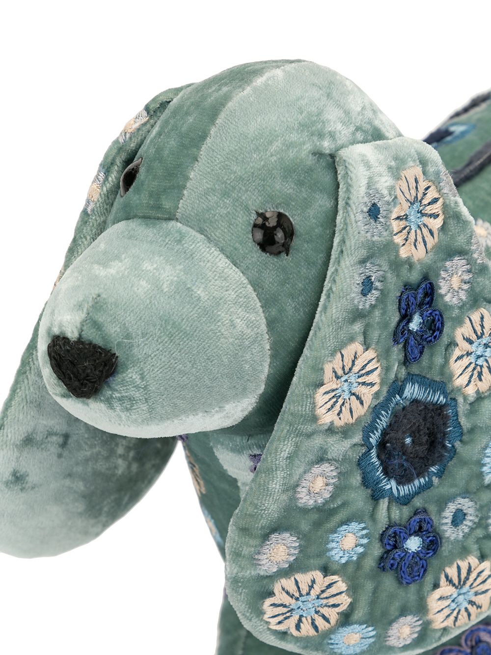 Anke Drechsel Embroidered Velvet Dachshund Plush Farfetch