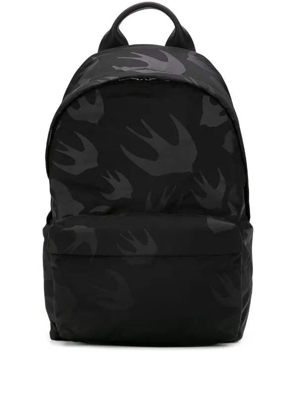 bird print backpack