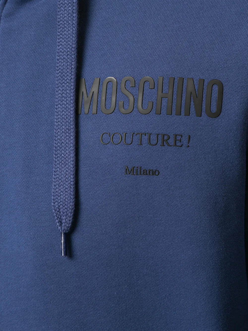 Moschino Hoodie met rits Blauw