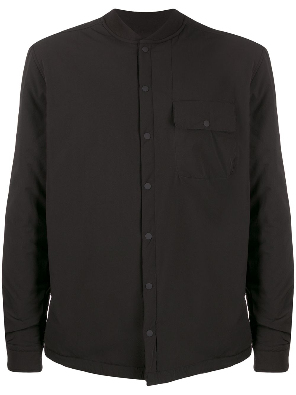 Hugo Boss Relaxed-fit Shirt Jacket In Black