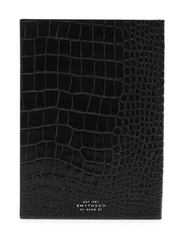 Smythson Logo Embossed Notepad - Farfetch