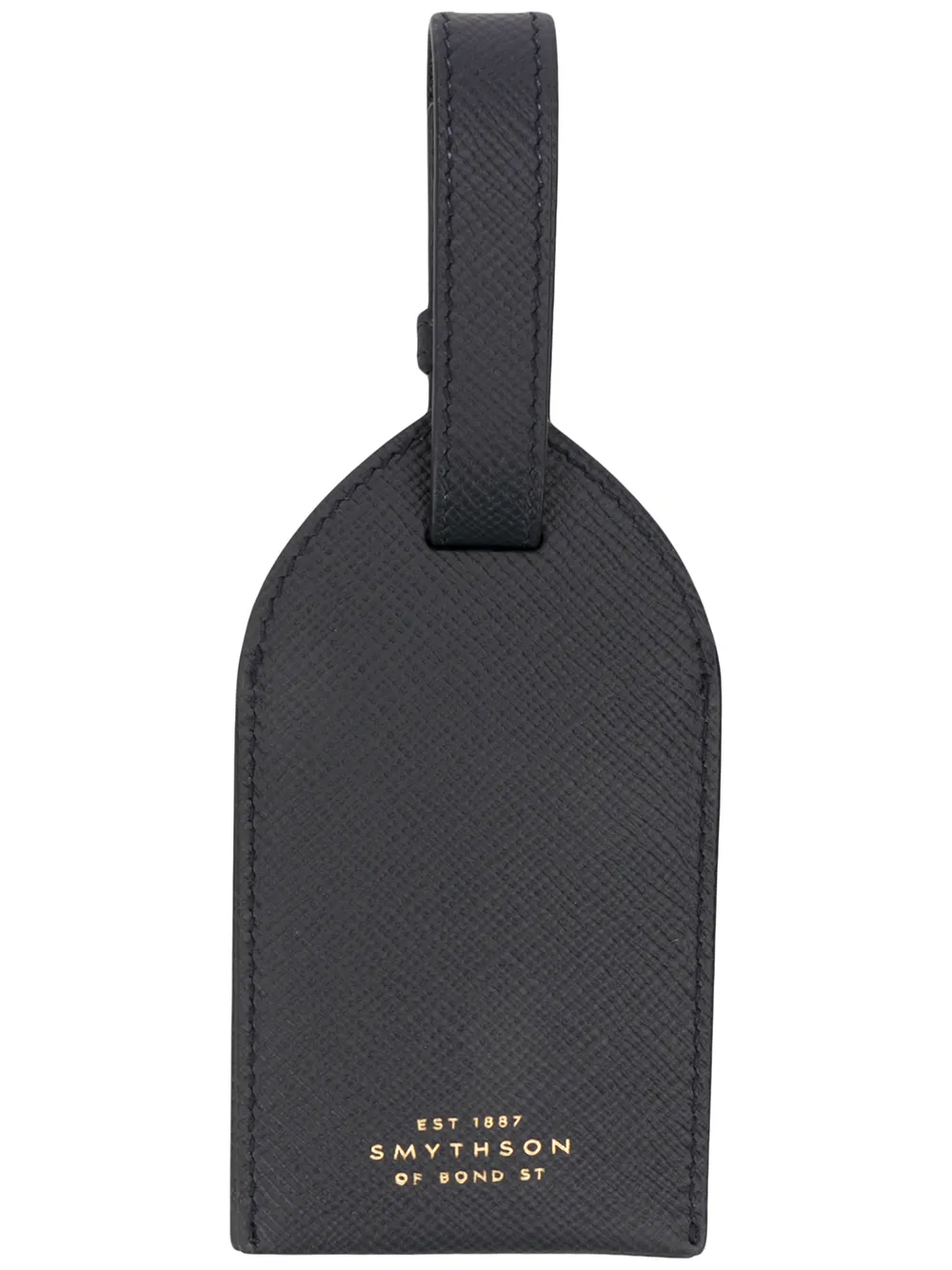 Smythson 'Panama' Gepäckschild - Blau