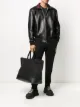 Image 2 of Alexander McQueen lambskin zipped bomber jacket