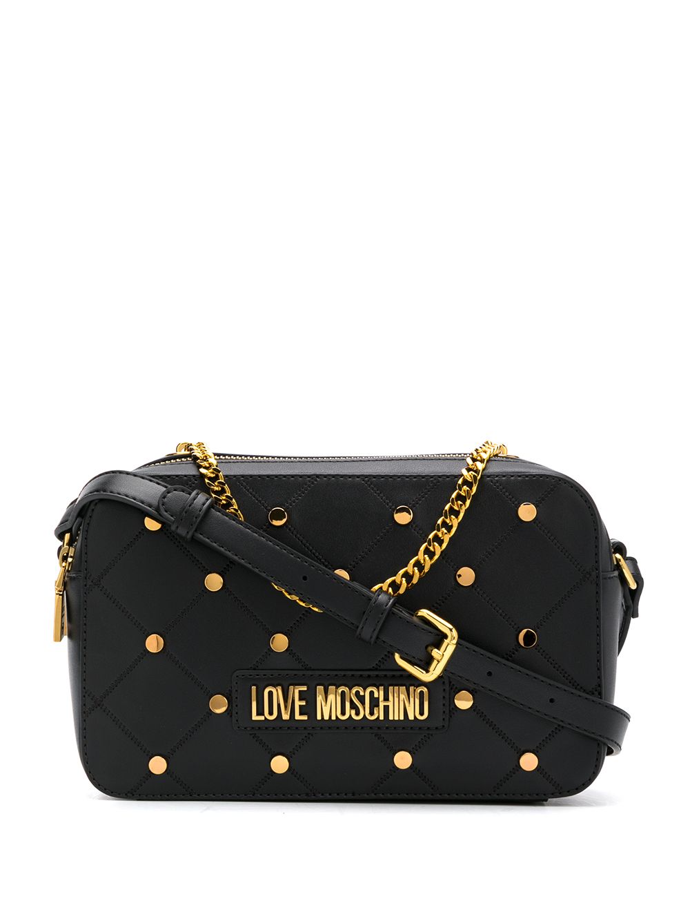 фото Love moschino сумка на плечо с заклепками и логотипом