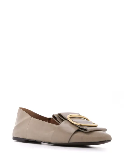 See By Chloe Buckle Embellished Pointed Loafers Farfetch