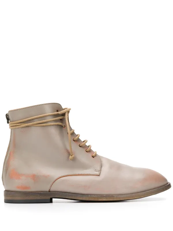 flat lace up boots