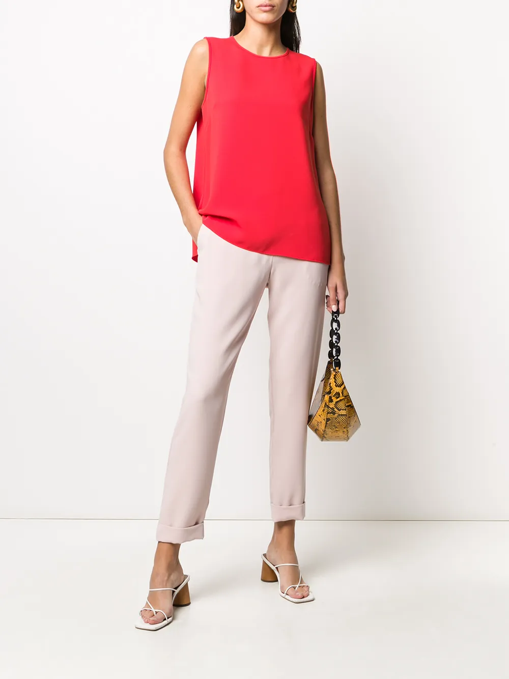 P.A.R.O.S.H. Slim-fit broek - Roze