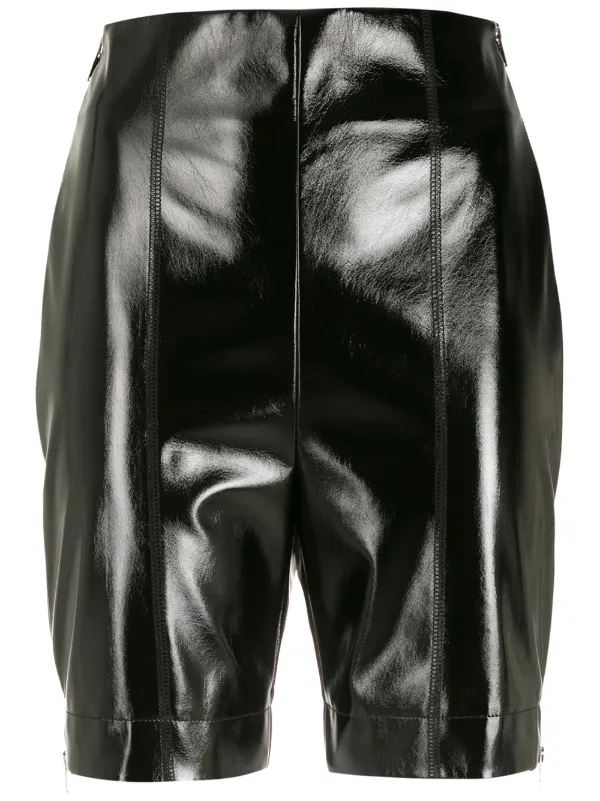 Gloria Coelho black side zip biker 