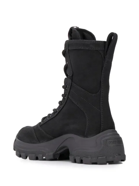 miu miu camo boots