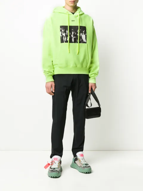 off white graphic hoodie