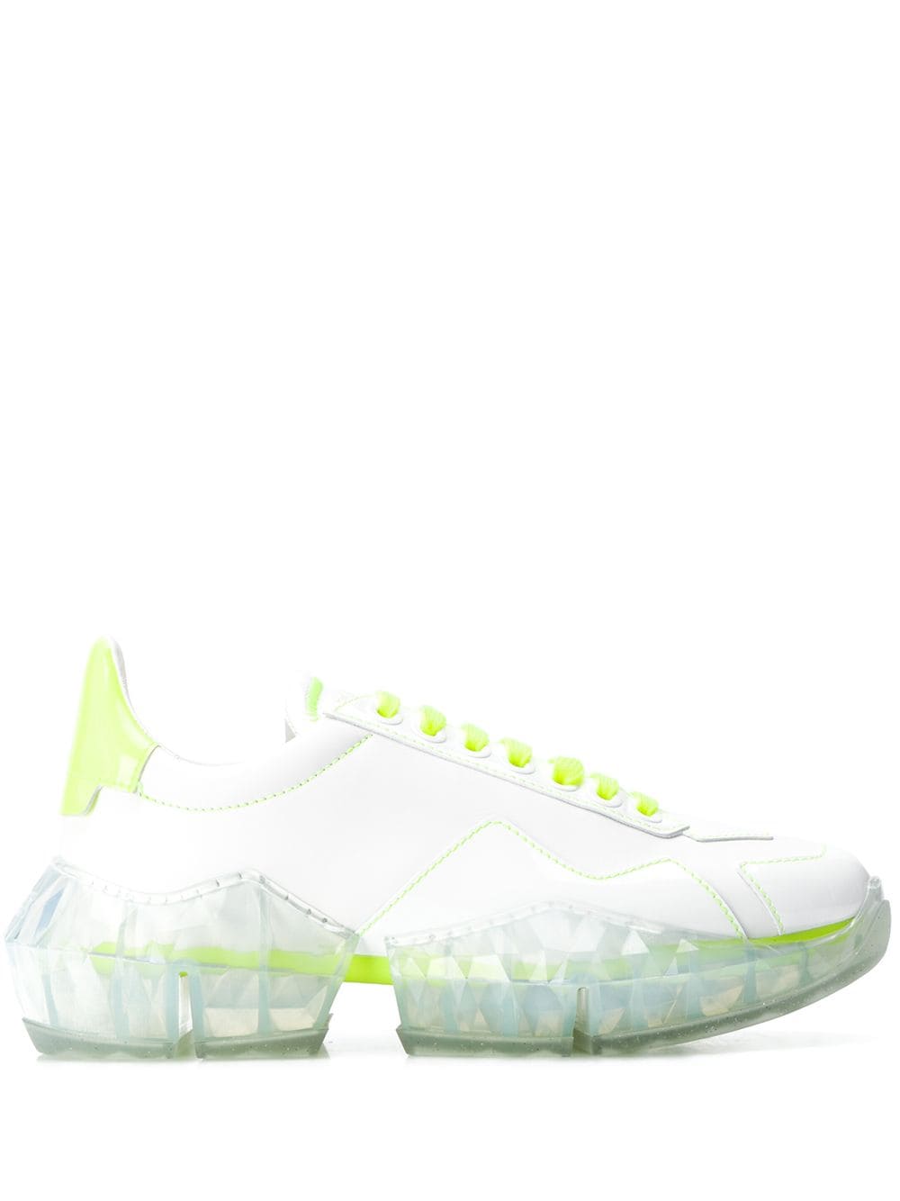 JIMMY CHOO YK JEONG DIAMOND LOW-TOP SNEAKERS