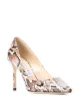 الصورة 2 من Jimmy Choo حذاء بكعب 8.5 سم وتأثير جلد الثعبان