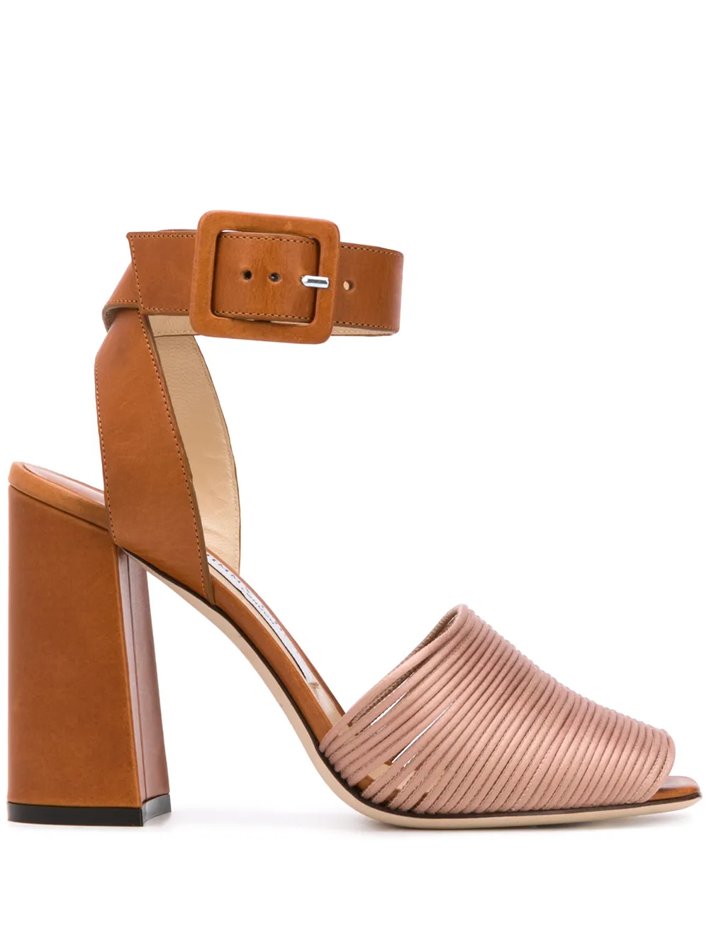 

Jimmy Choo sandalias Baja de 100mm - Marrón