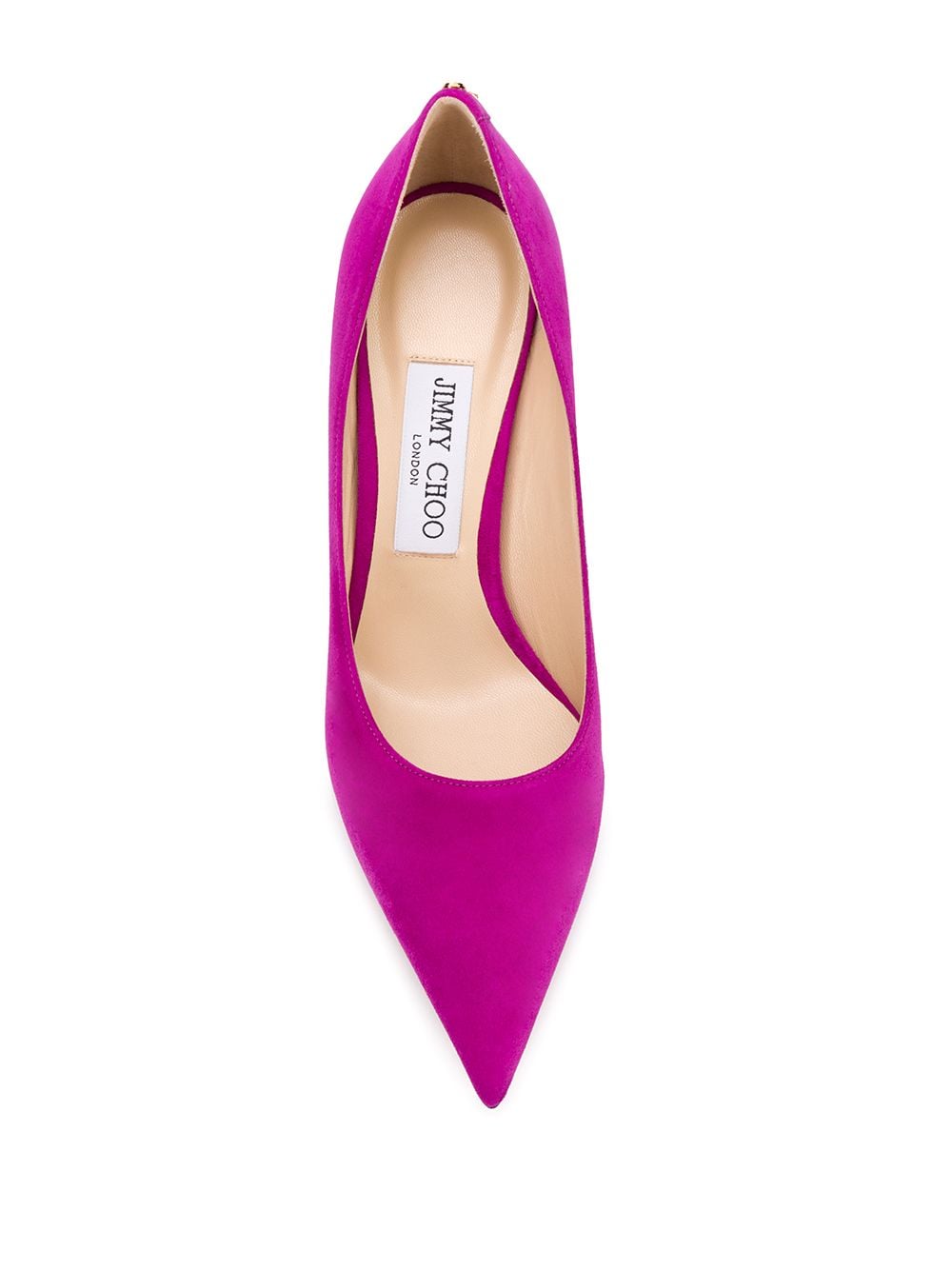 Shop Jimmy Choo Love 85mm Pumps In Purple