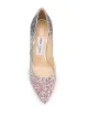 Jimmy Choo Romy 85mm glitter-embellished pumps