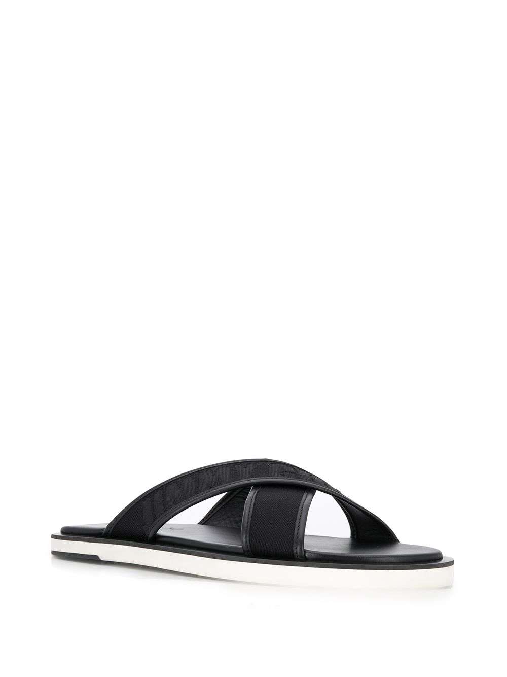 Jimmy Choo Palmo Logo Webbing Sandals Farfetch