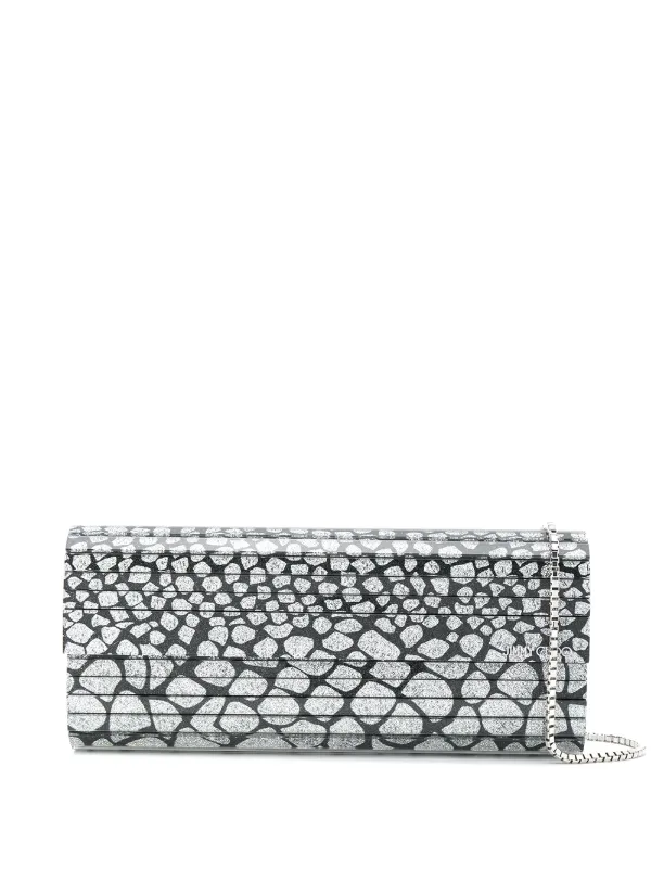 jimmy choo black clutch bag